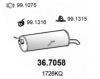 PEUGE 1730KN End Silencer